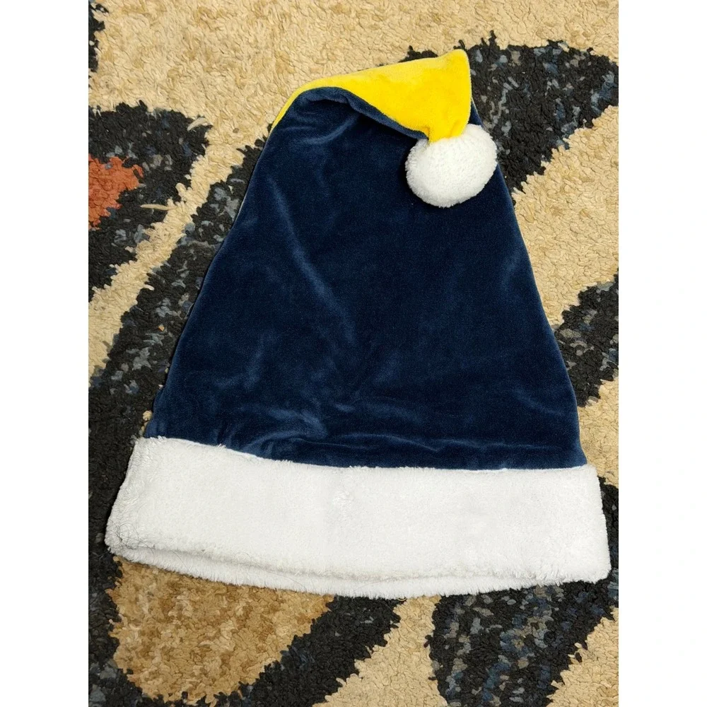 Buffalo Sabres NHL Santa Hat Forever Collectibles Navy Blue Yellow Holiday Cap